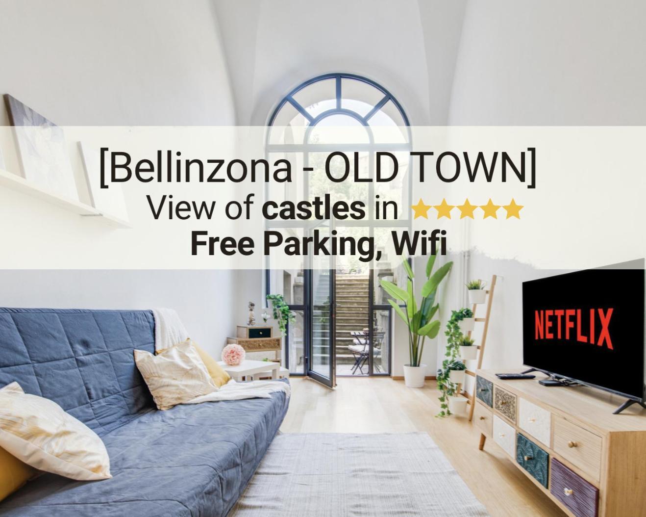 Appartement Bellinzona-Centro Storico Vista Castelli A ☆☆☆☆☆ Extérieur photo